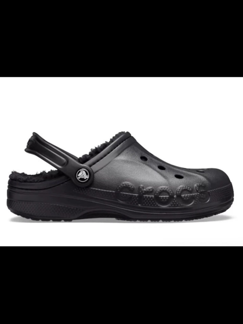 Crocs BAYA LINED CLOG M9/W11 Black Color